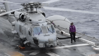 MH-60R Sea Hawks Embark Bonhomme Richard